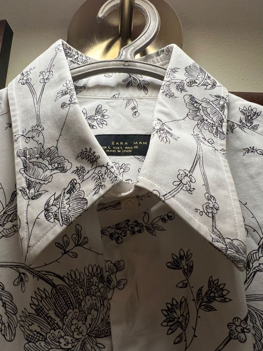 Camisa de homem em algodão , da Zara, tamanho L