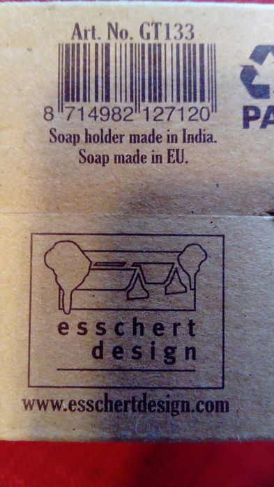 Uchwyt do mydła aluminiowy esschert design