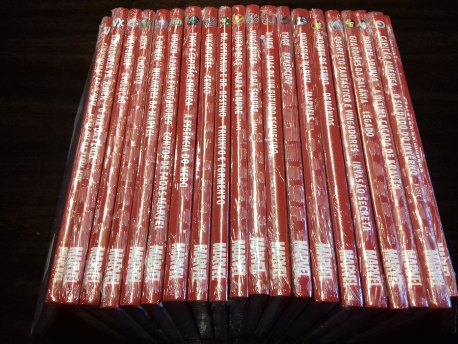 Coleção de 20 volumes Universo Marvel
