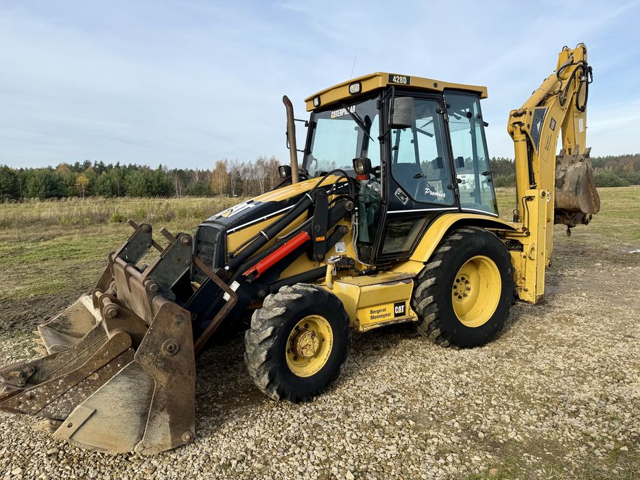 Cat 428koparko ładowarka caterpillar 428