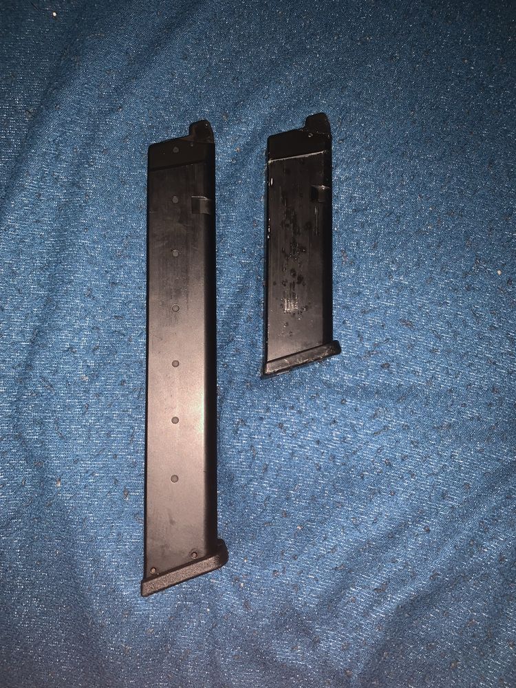 Airsoft glock com dois modos a gás (green gas)