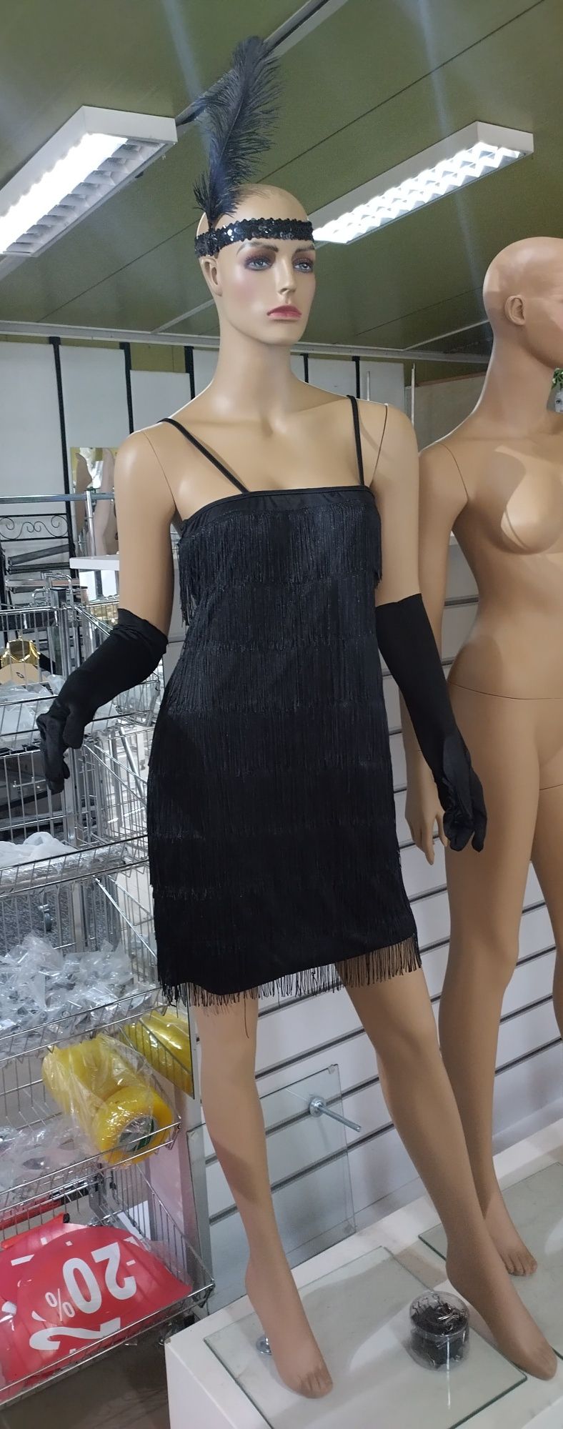 Strój Flapper Kostium Lata 20 Gangsterki Retro