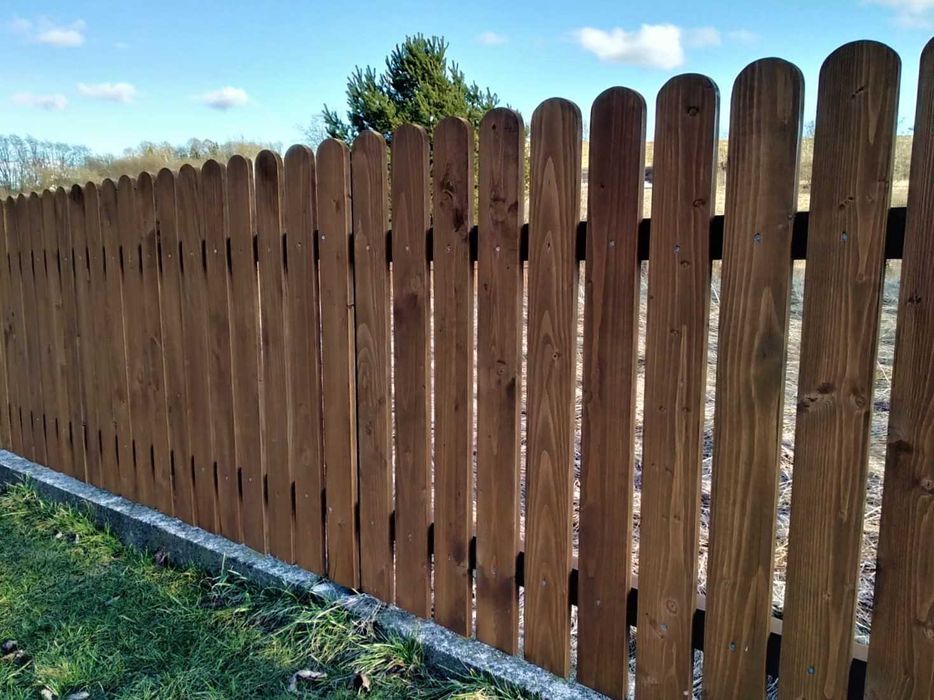 Sztachety modrzew 180cm drewniane, płot, ogrodzenia, balaski