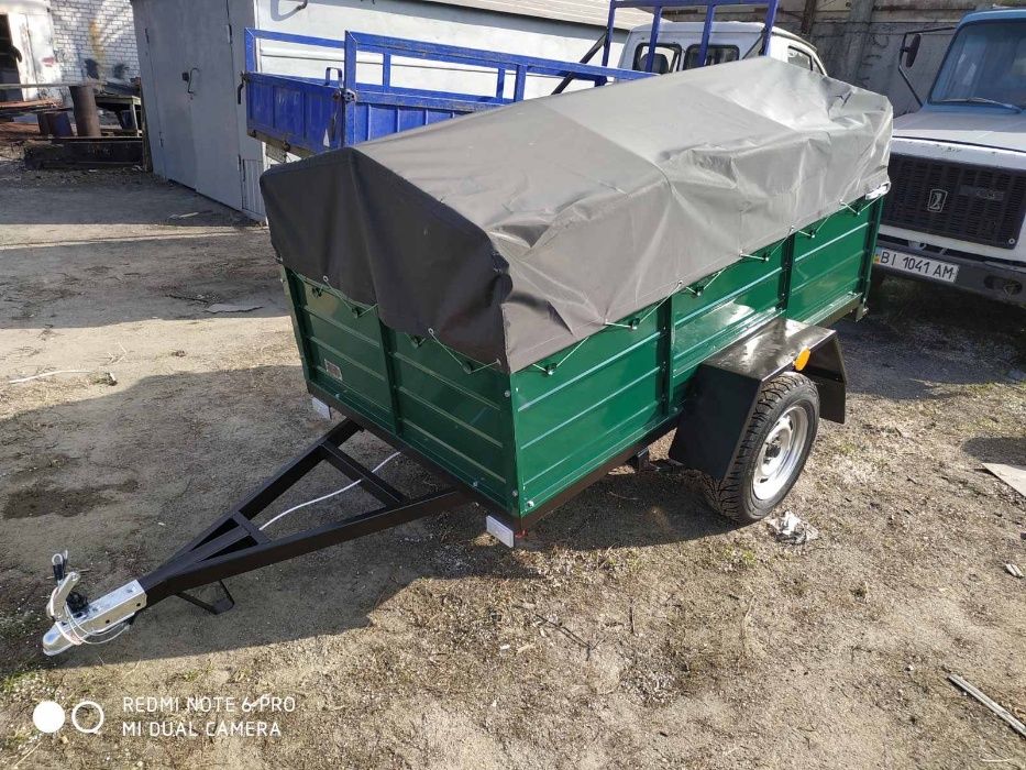 Практичний новий причіп до легкового авто 200х120х40(Дніпро-201(40)