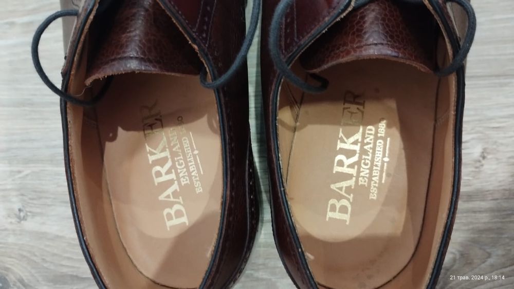 Туфлі Barker 41 розмір