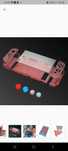 Etui do Ninetendo Switch Czerwony Brokat
