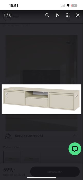 Szafka rtv kaszmir
