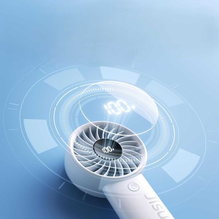 Przenośny wentylator ręczny Life 4 z wyświetlaczem LED 5000 mAh