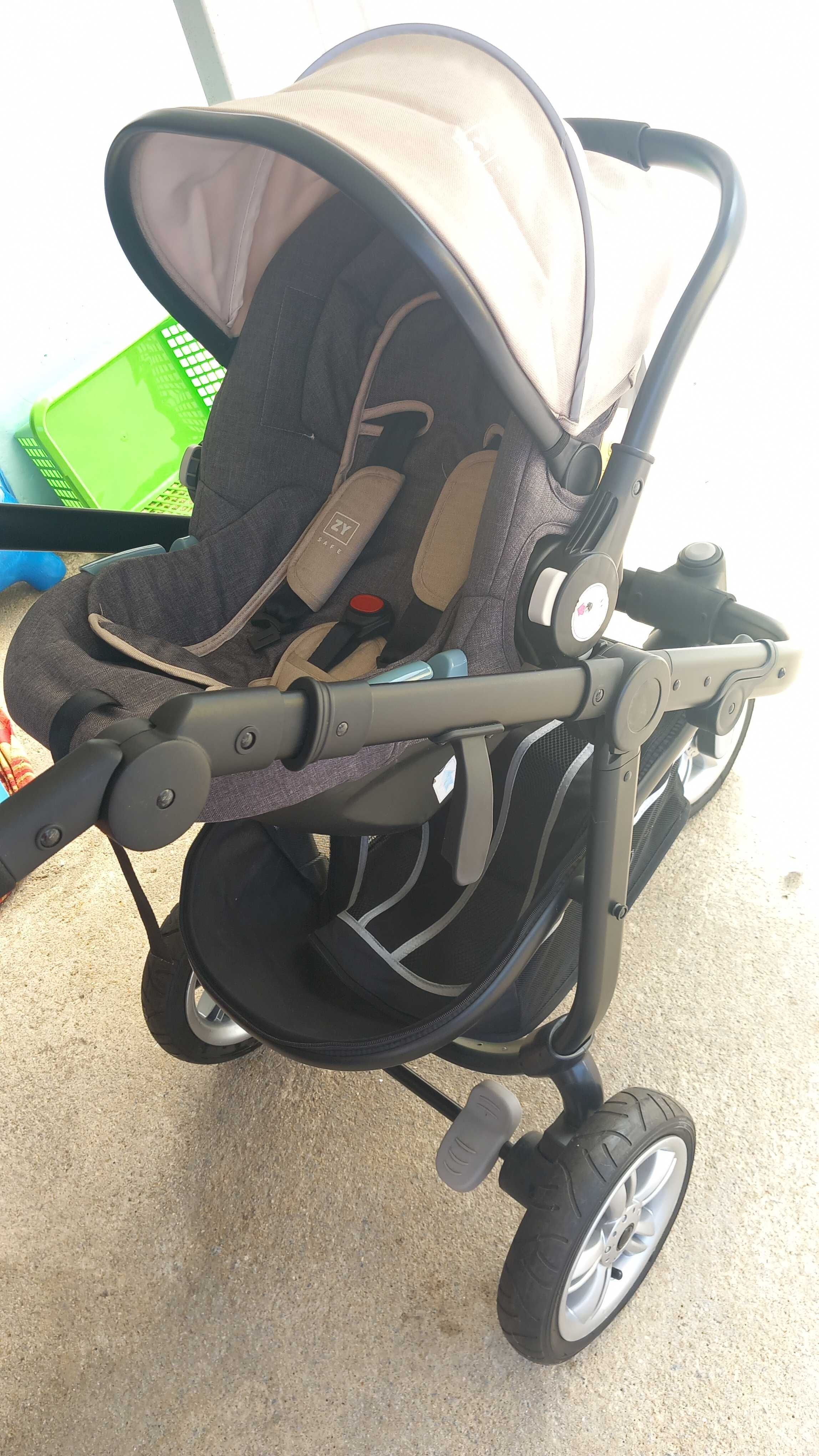 Carinho de bebe da zip como novo 3e1