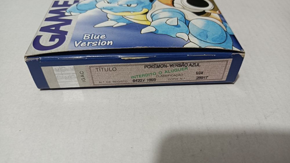 Pokémon azul em caixa Original
