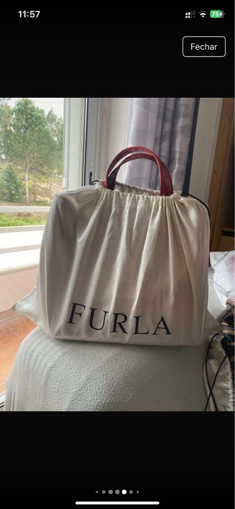 Mala vermelha Furla Original
