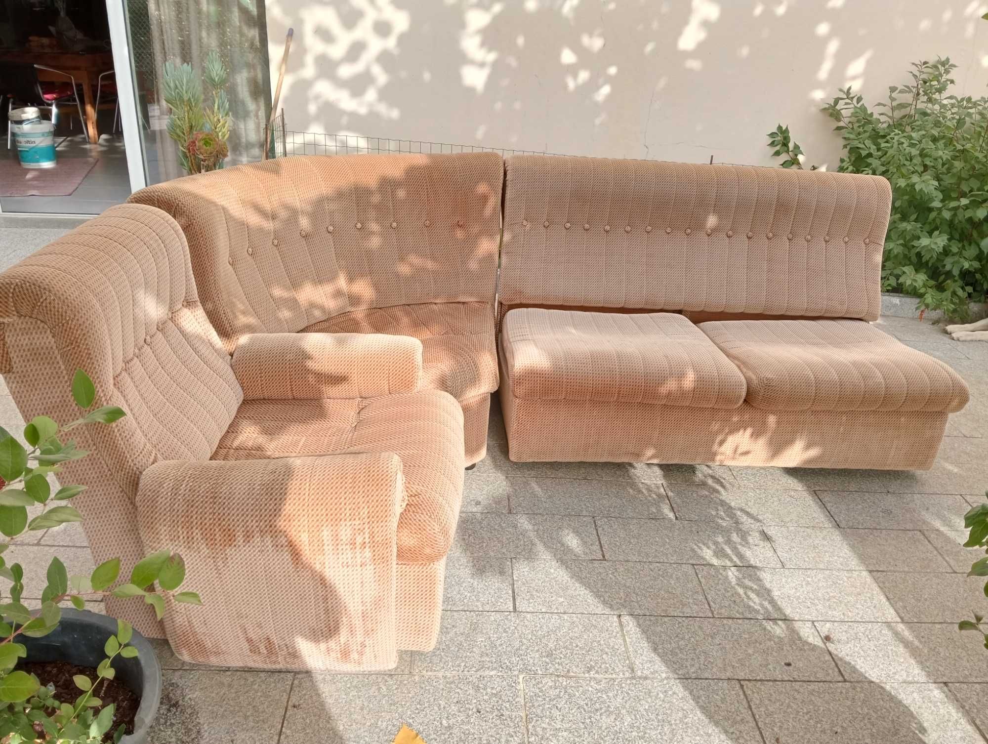 Sofá cama de canto