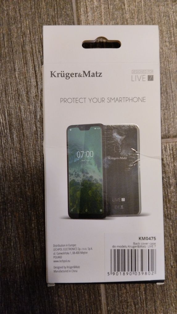 Plecki case Kruger&Matz live 7