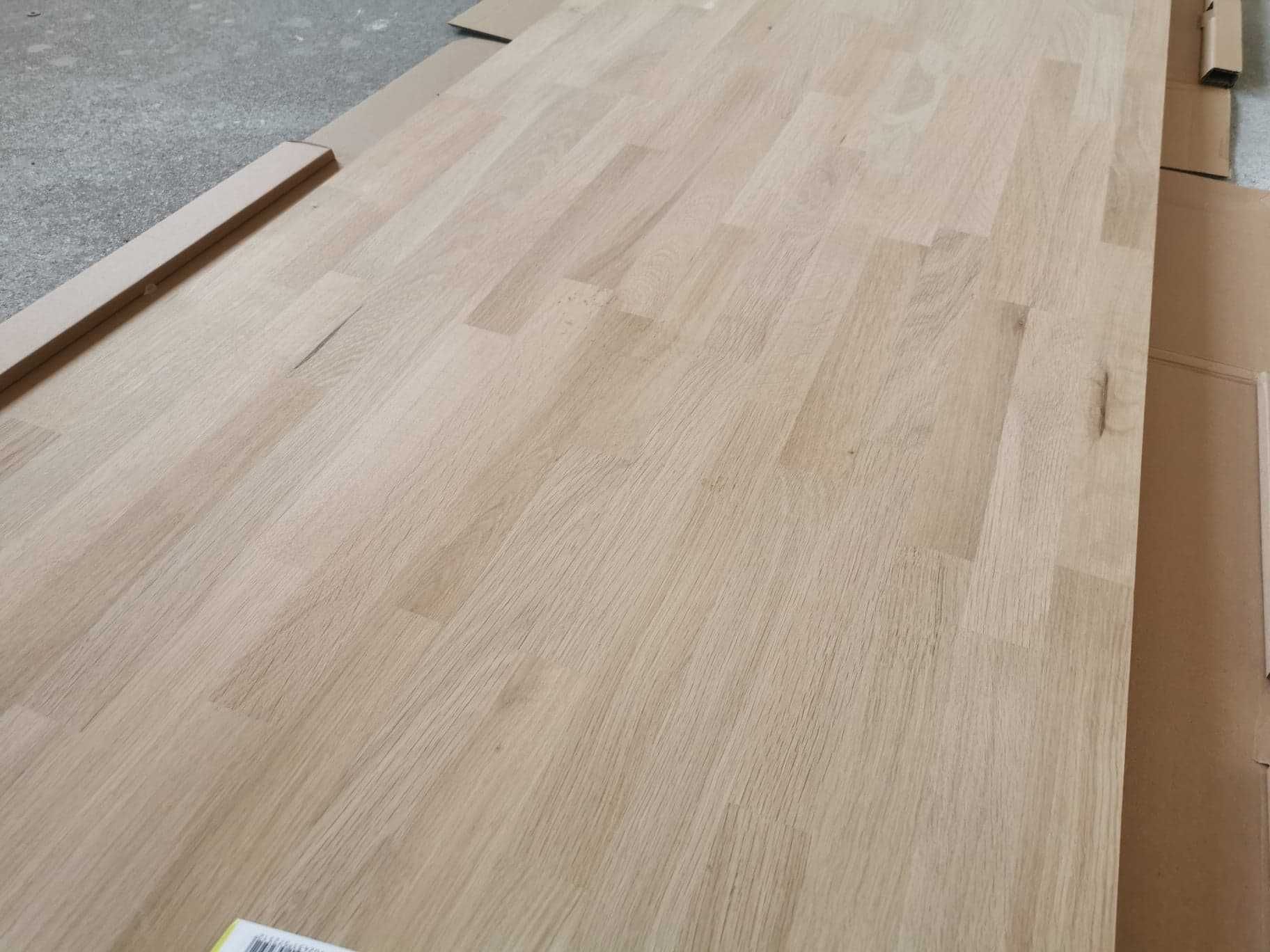 blat dębowy lity  2067 x 653 gr 38mm klasa AB