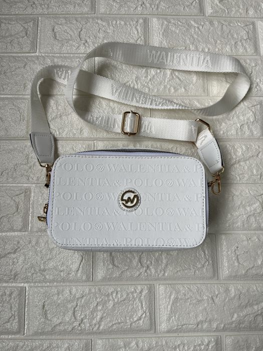Кросбоді біла сумка