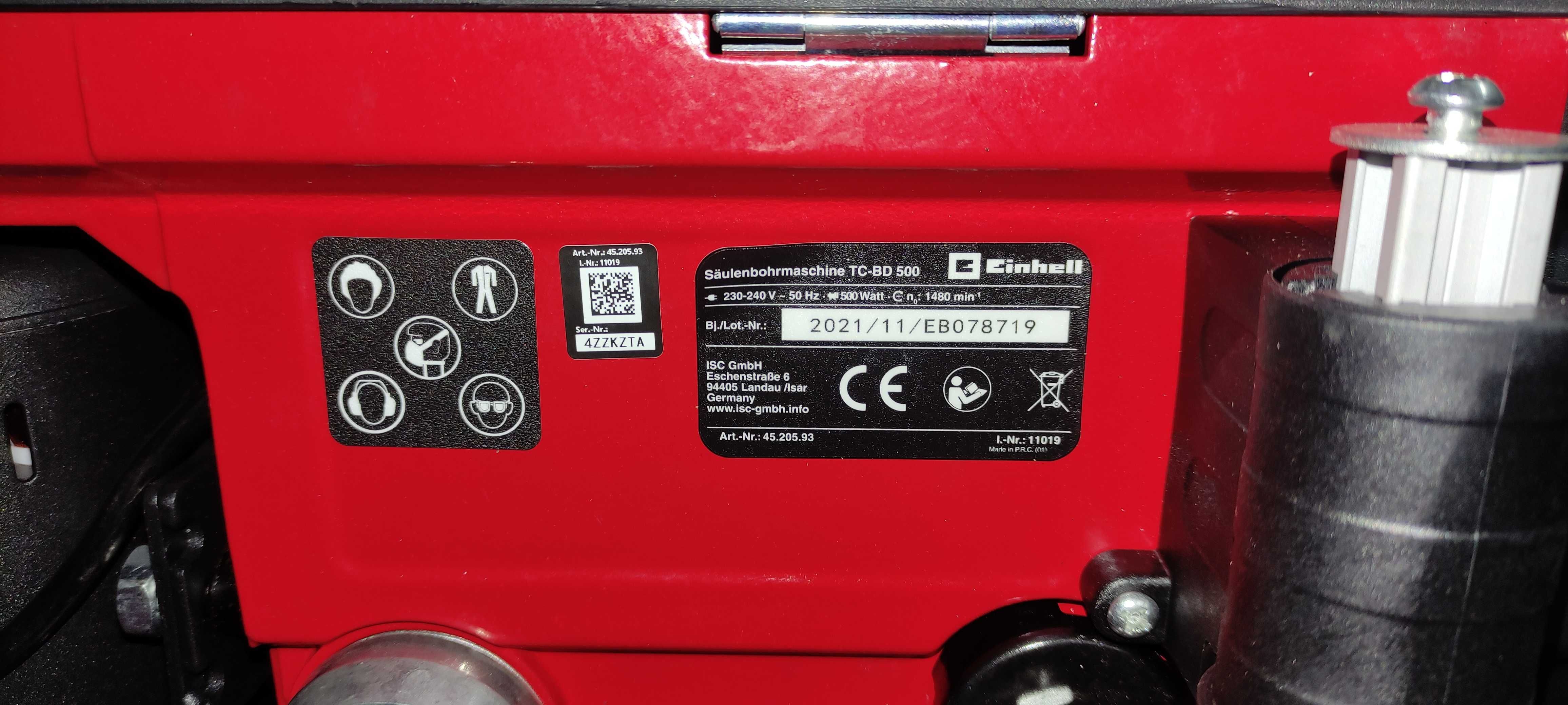 Wiertarka stołowa Einhell TC-BD 500