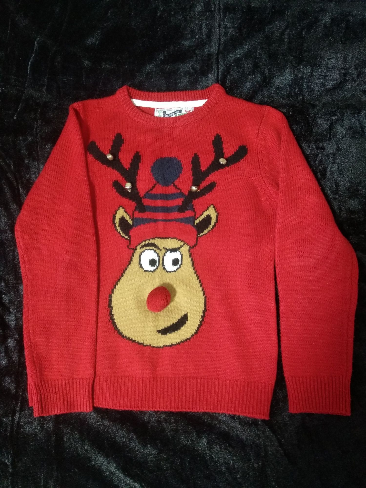 Рождественский новогодний свитер, свитер на Новый год, Фэмили лук