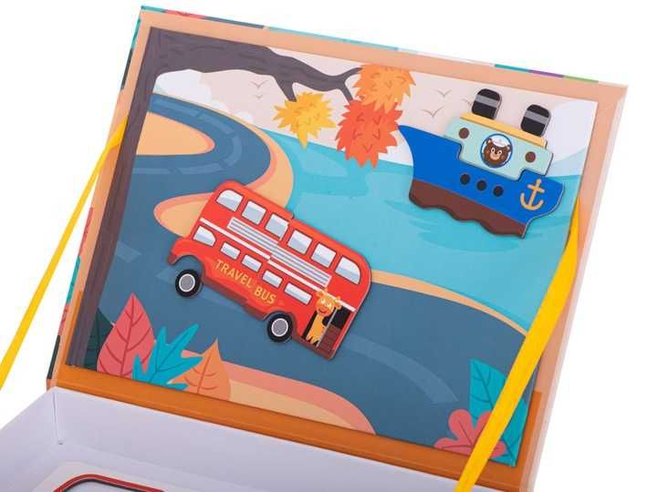 Zabawka Klocki magnetyczne, układanka, puzzle - tablica