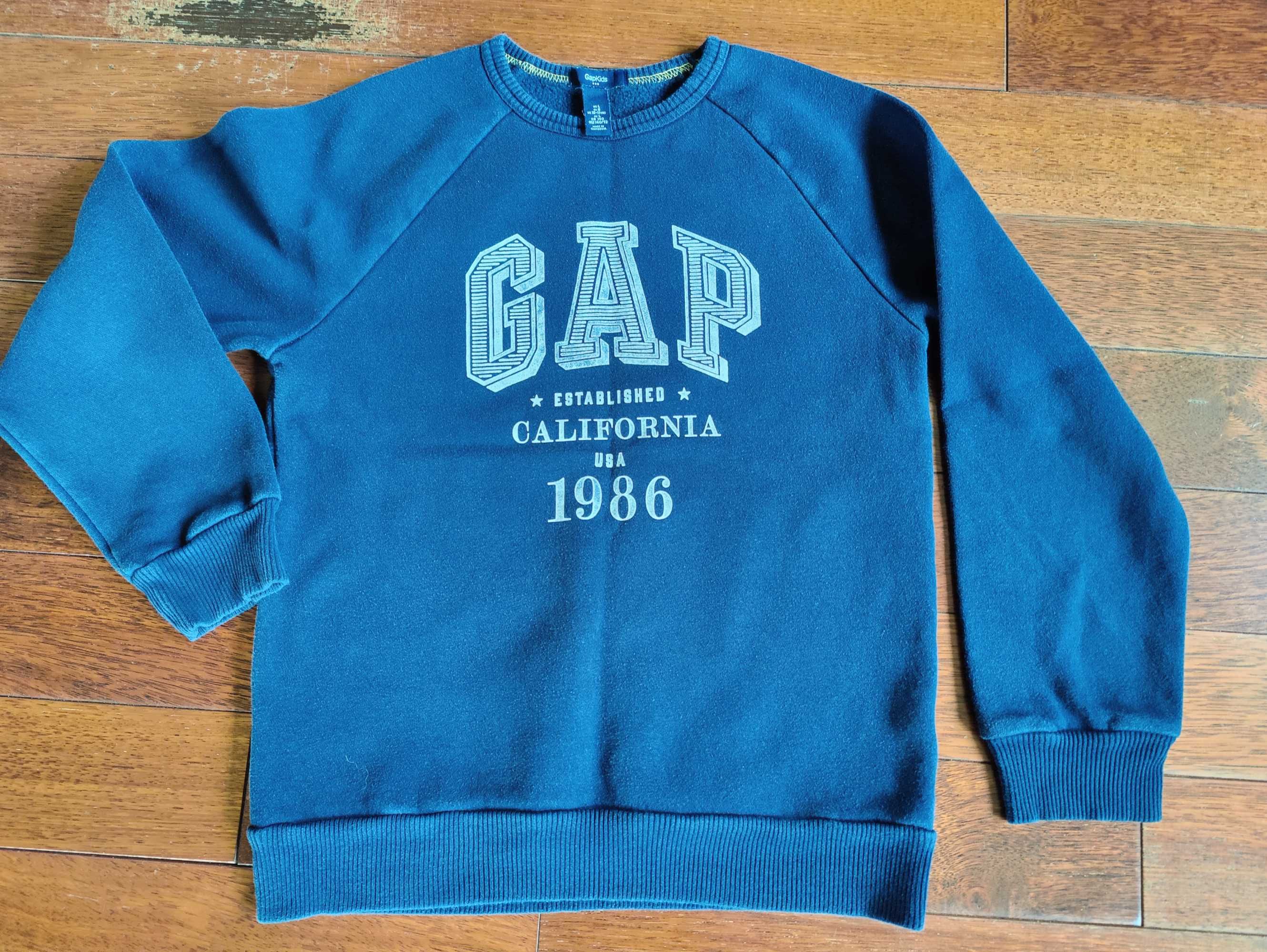 Bluza GAP, granatowa, wzrost 140, stan bdb, granatowa