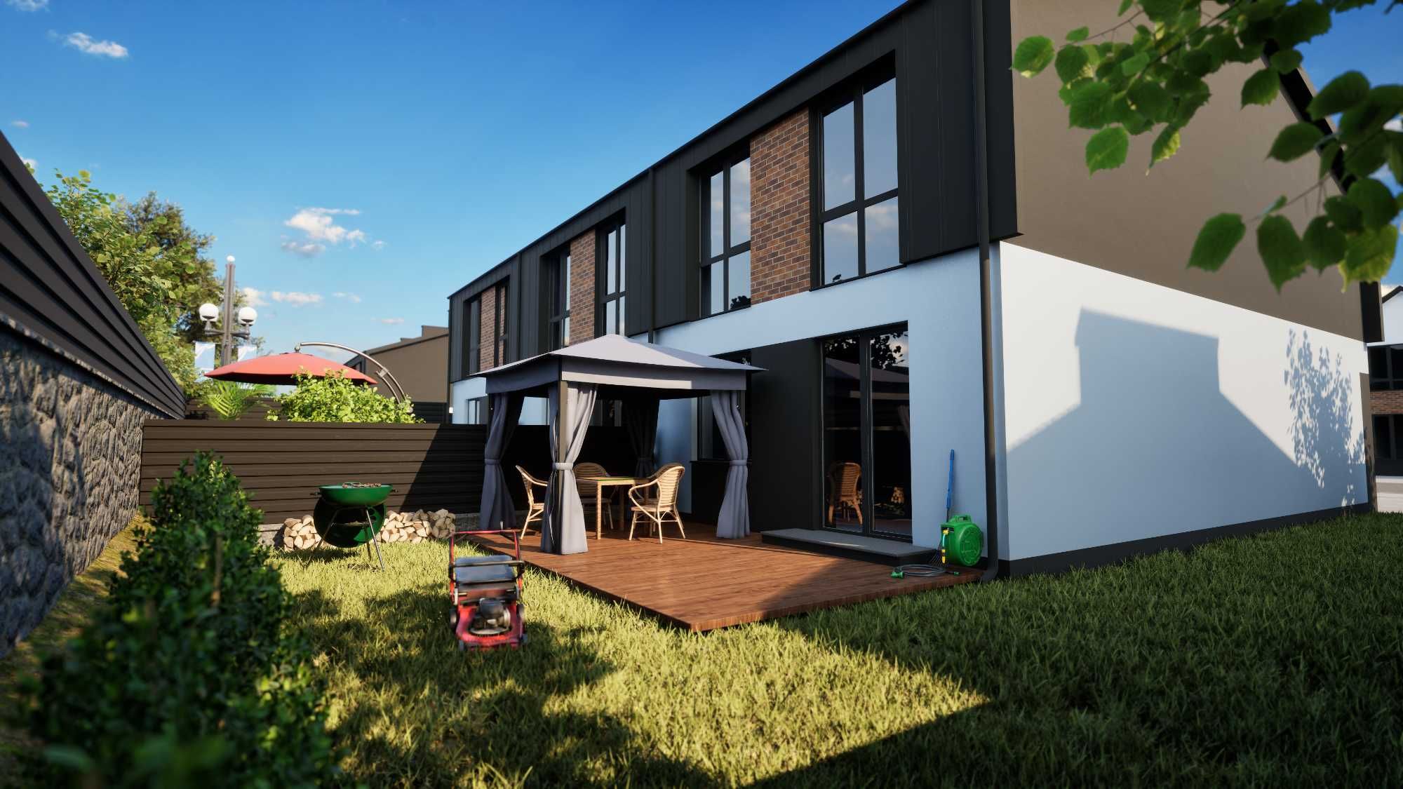 Таунхаус 120к.м в с.Петриків. Котеджне містечко West House Park