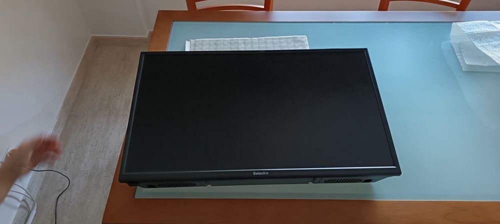 Televisão usada.