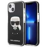 Etui Karl Lagerfeld Iconik Karl na iPhone 13 mini - czarne