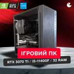 Ігровий комп'ютер: RTX 3070TI / i5-11400F / 32 RAM / 1.5 TB SSD / 850W