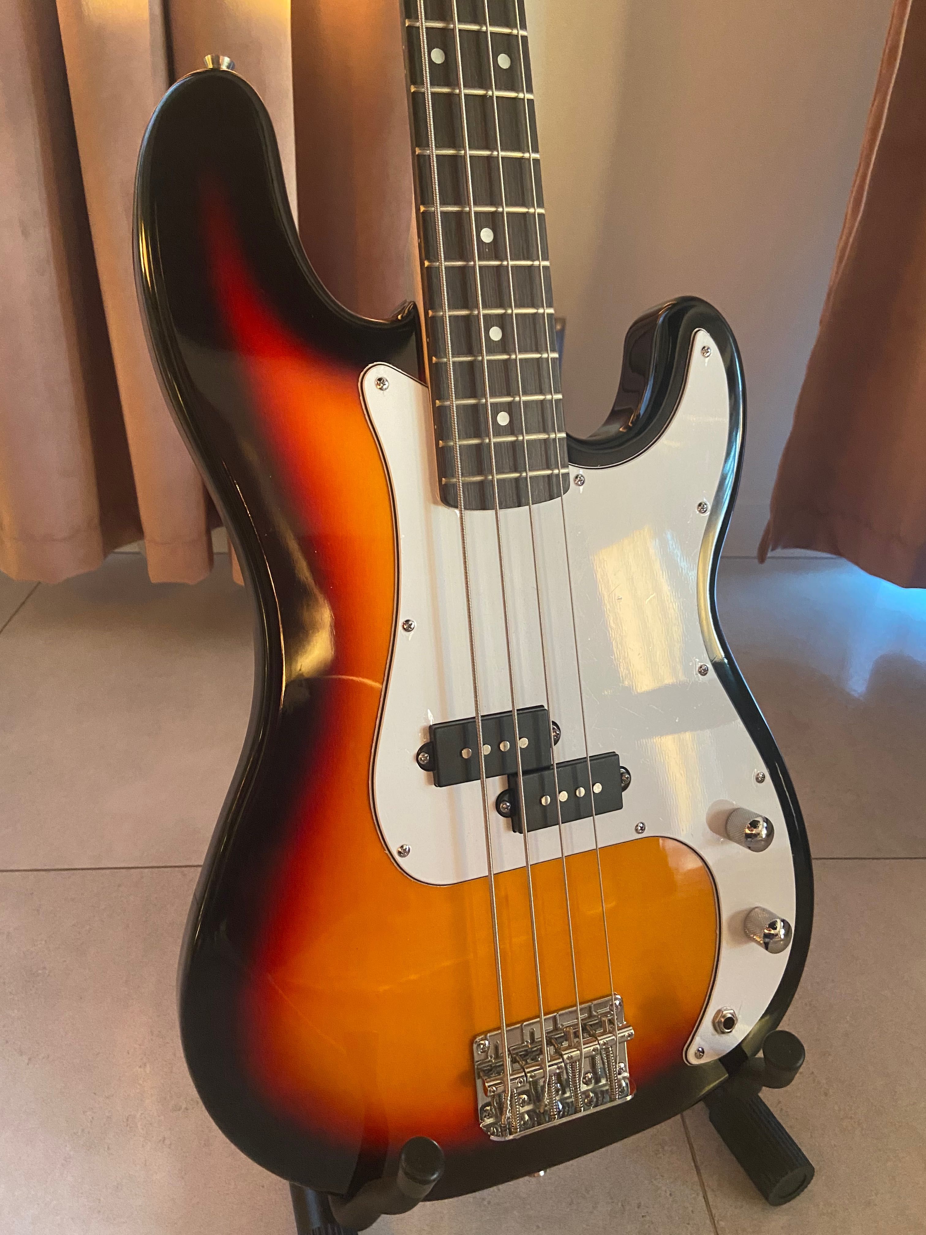 Rocktile Groover's Pack PB Gitara basowa elektryczna Sunburst