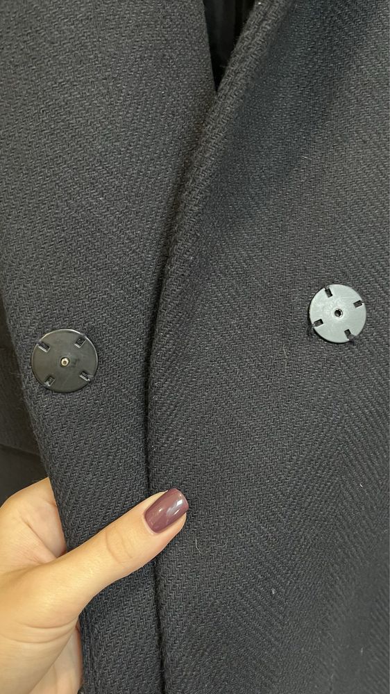 Тепле жіноче пальто Zara з вовни