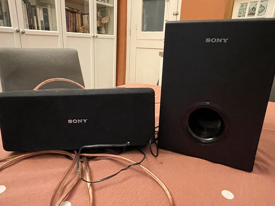 Coluna Central Sony + Subwoofer