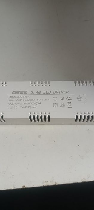 Блок живлення для світлодіодних люстр DESE trans dimmer+LED 40-60x4
