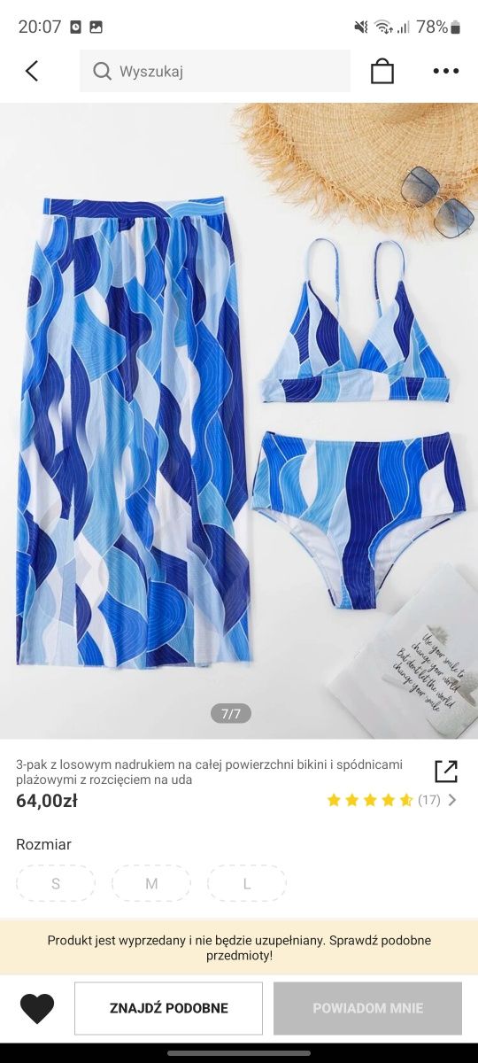 Strój kąpielowy Shein