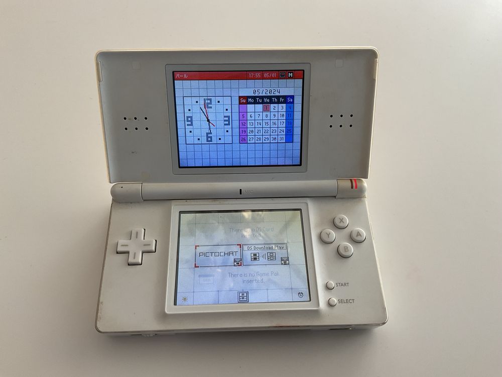 Nintendo ds lite białe