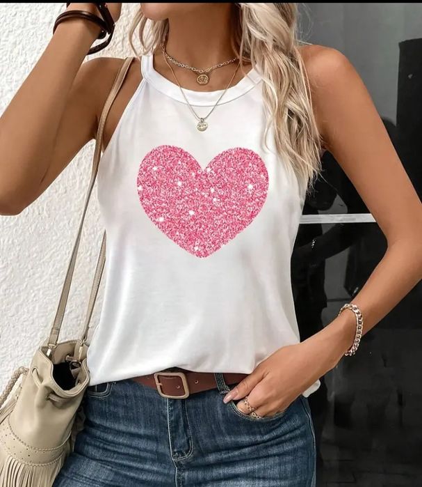 -80% Biała bluzka letnia odkryte ramiona