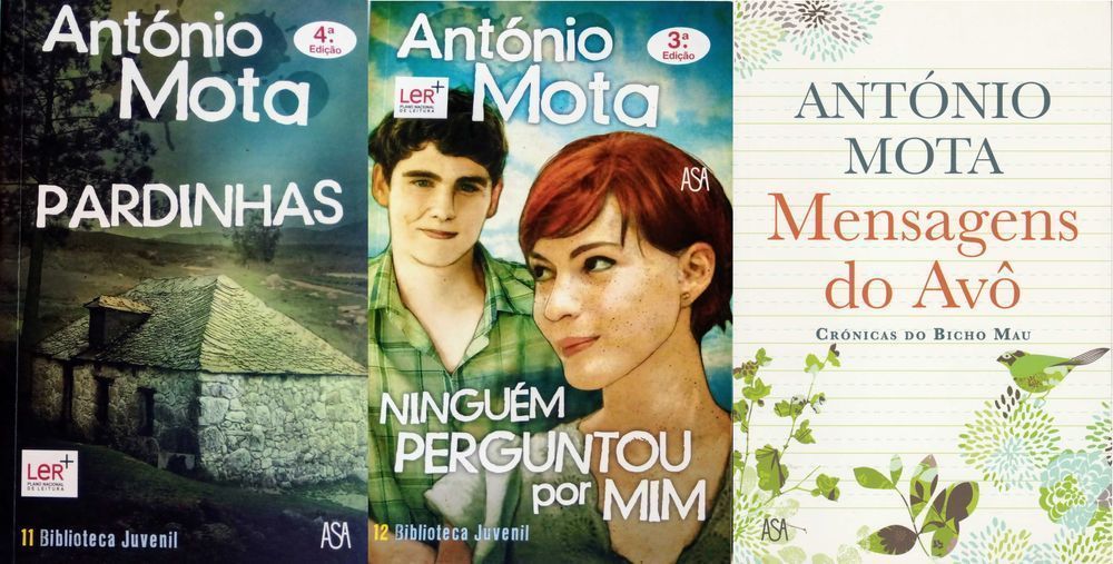 Livros António Mota: Pardinhas, Ninguém Perguntou, Mensagens [Pr Conj]