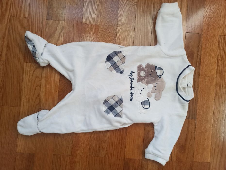 7 babygrows 1 mês da Chico