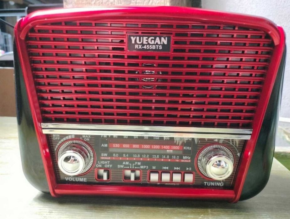 RADIO SOLARNE przenośne retro na akumulator Bluetooth FM AM SW SD USB