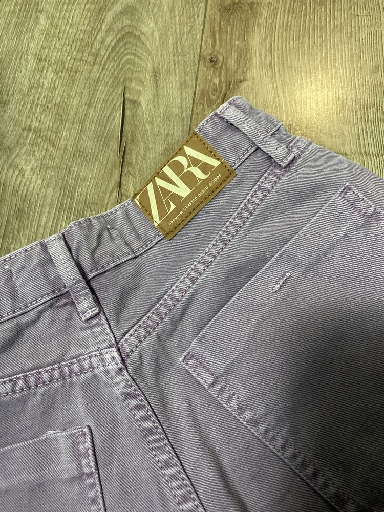 Zara шорты лиловые