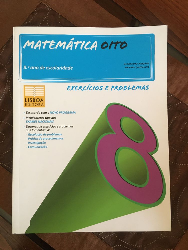 Matemática 8 (livro de exercícios e problemas