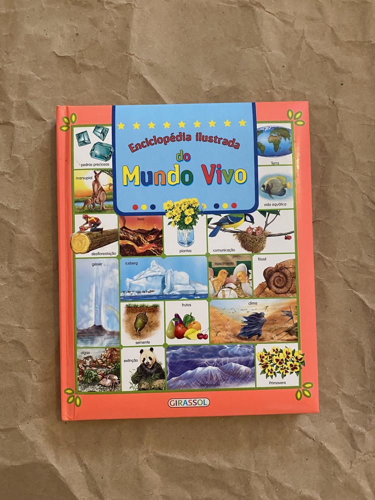 Livro Enciclopédia Ilustrada do Mundo Vivo