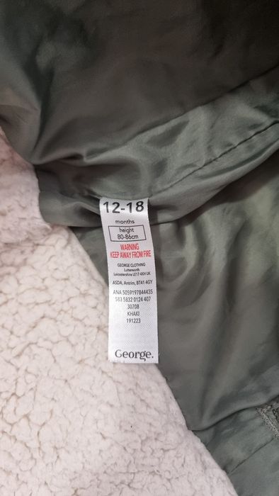 Зимовий комбінезон George з плюшевою підкладкою (унісекс) + подарунок