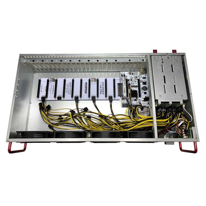 Octominer X12Ultra Crypto Mining Rig - Intel G3900 - 4GB RAM - 3x 750W