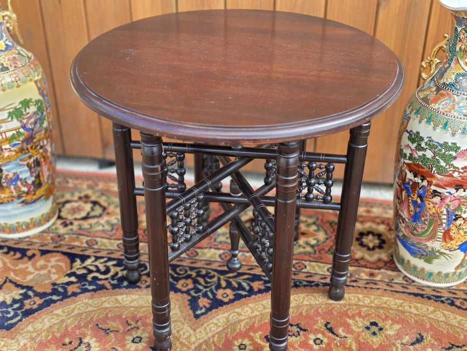 Stolik okrągły eklektyczny 55 cm #1632 Stylowy Węgrów