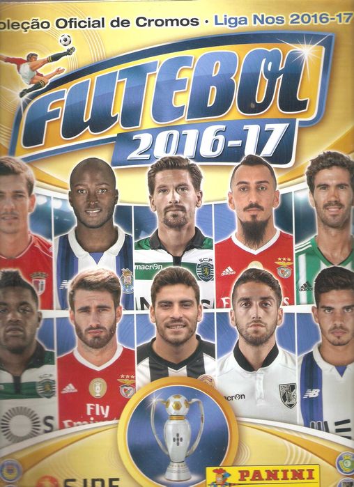 caderneta cromos Liga Nos Panini 2016/17 nova