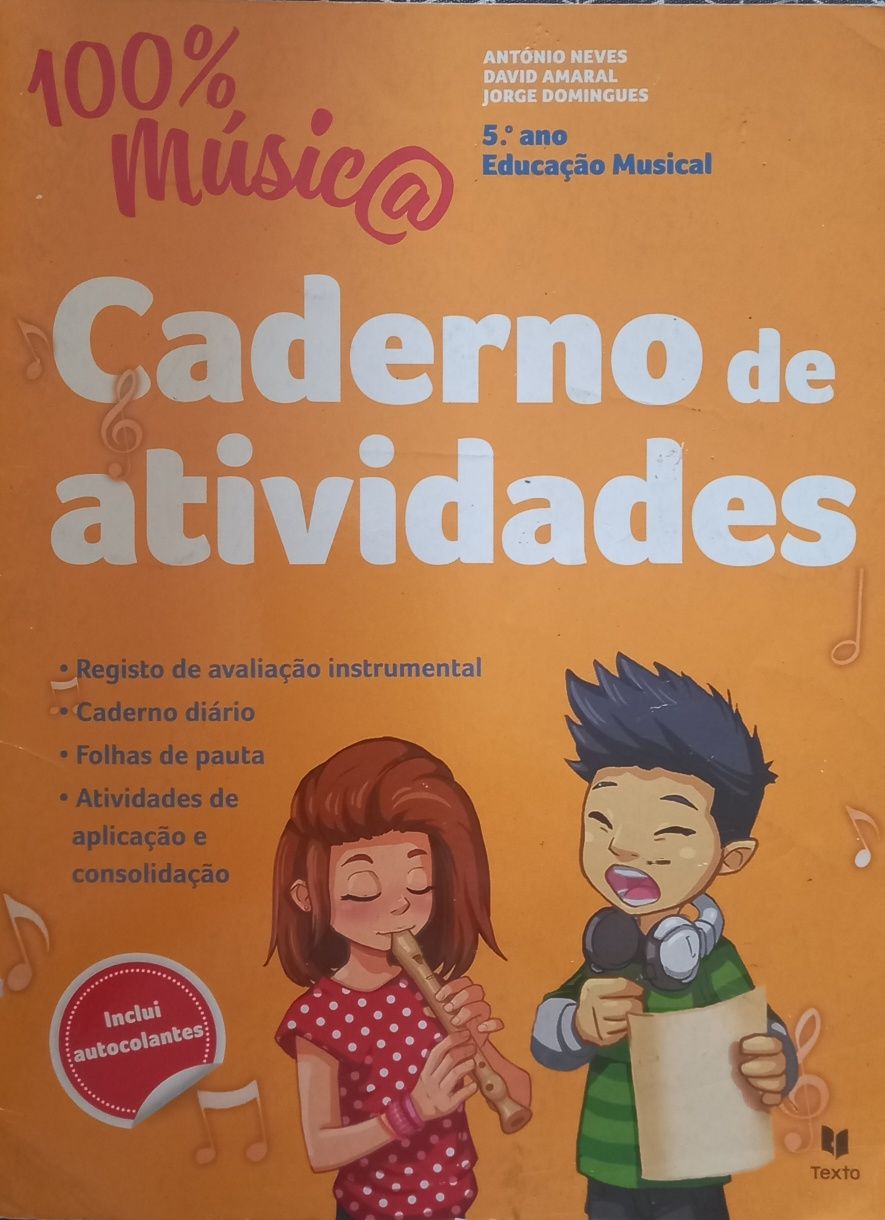 Caderno atividades musica 5ano