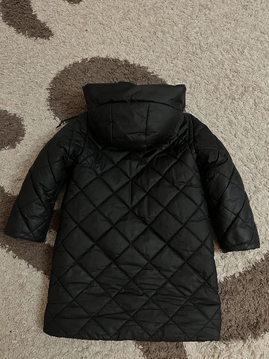 Зимова куртка парка пуховик на дівчинку 122-128