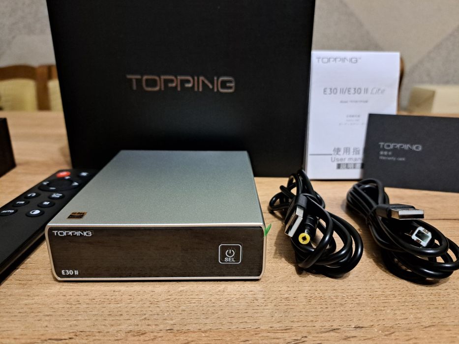 Аудіо ЦАП DAC Topping E30ii передпідсилювач новий