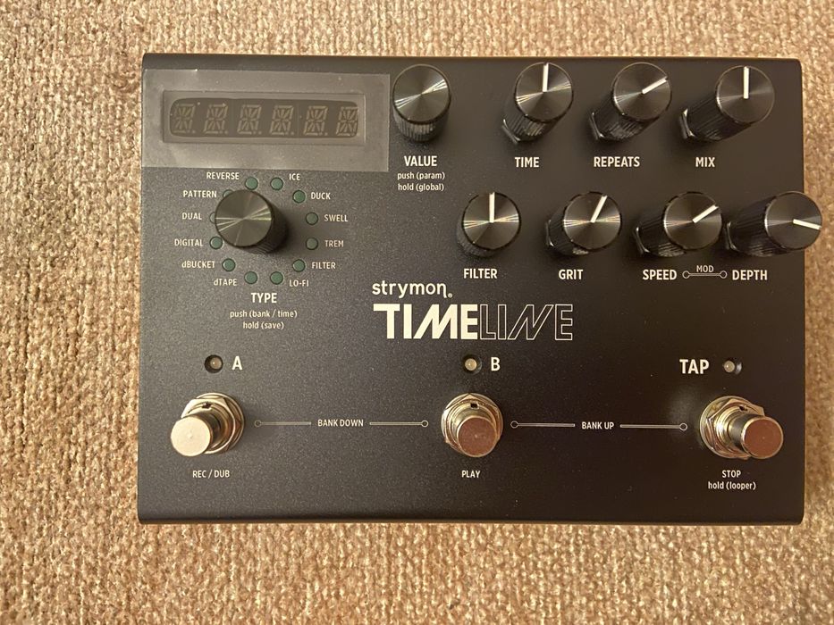Strymon Timeline Raridade Midnight Edition Edição Especial