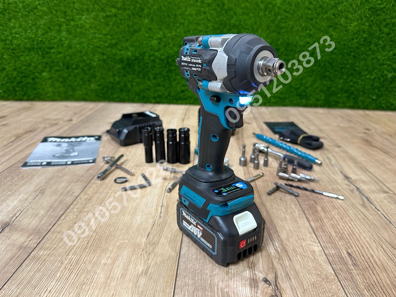 Аккумуляторный Гайковерт Makita DTW500BL 36V 8Ah с ударным режимом
