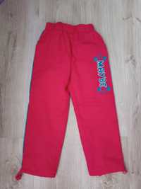 Spodnie narciarskie dziewczęce różowe rozmiar 110
